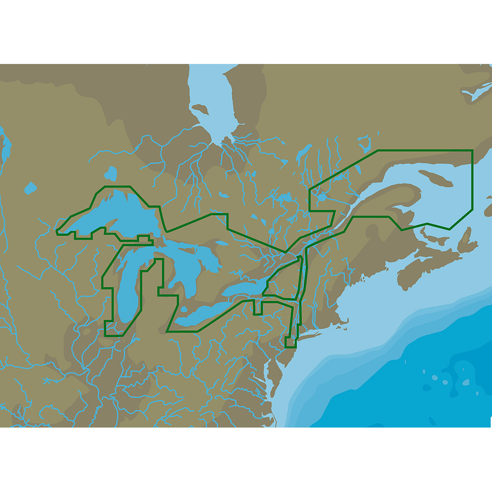 C-MAP 4D NA-D061 Great Lakes & St Lawrence Seaway -microSD™/SD™