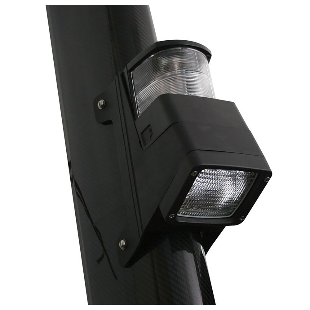 Hella Marine 8504 Series black halogen masthead and deck floodlight lamp for vessels under 20 meters