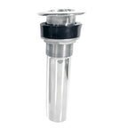 Tigress 9-inch 0-degree screwless rod holder in 316 stainless steel with 2-1/8 inch cut out