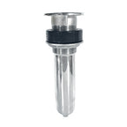 Tigress 10.5 inch 0-degree screwless swivel rod holder in 316 stainless steel