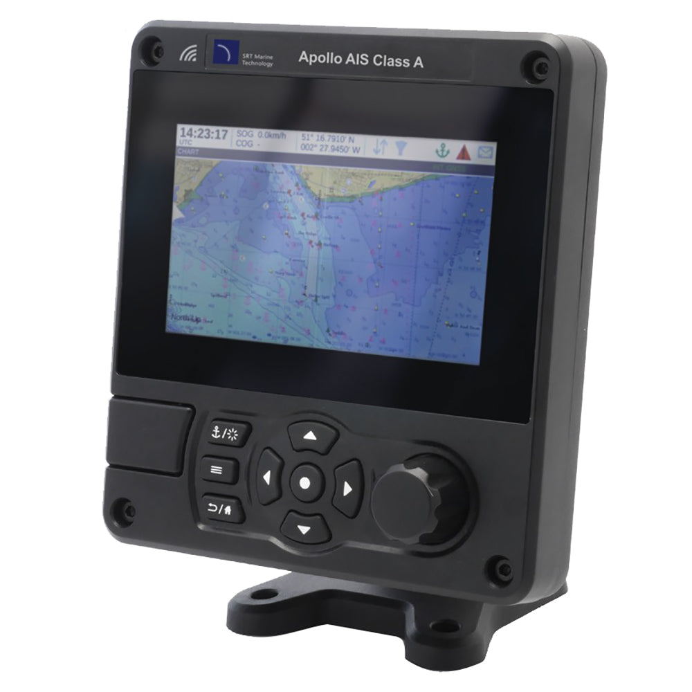 SI-TEX SAS-900 6-inch color Class A AIS transceiver with HD display and C-Map chart overlay