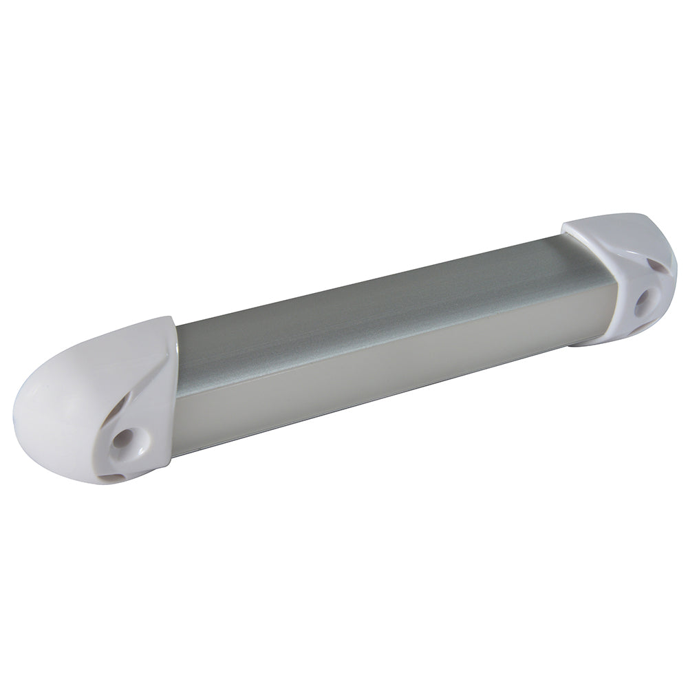 Lumitec Mini Rail2 6-inch RGBW LED utility light brushed finish IP67 waterproof