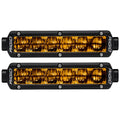RIGID Industries 6" SR-Series SAE Compliant Fog Light - Black w/Yellow Light