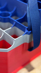 Jig Vault™ Shorty Square Jig Bucket Skeleton with Carry Strap