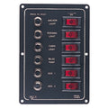 Sea-Dog Aluminum Circuit Breaker Panel - 6 Circuit