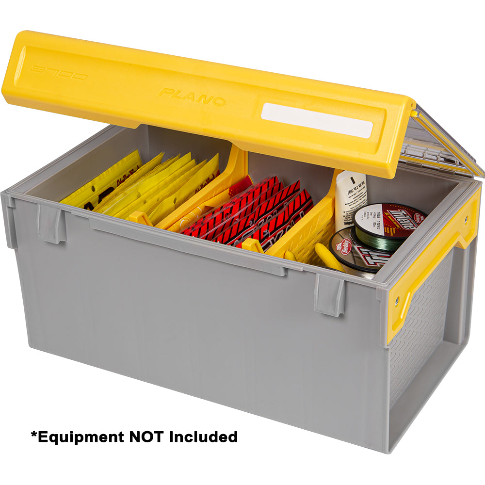 Plano EDGE Master Plastics and Utility tackle storage box with clear lid and Rustrictor base