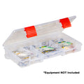 Plano Rustrictor 3500 StowAway transparent tackle utility box with adjustable dividers and VCI rust protection