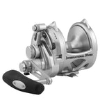 PENN International VI 50VISXS silver big-game conventional reel, machined aluminum, Quick-Shift II 2-speed