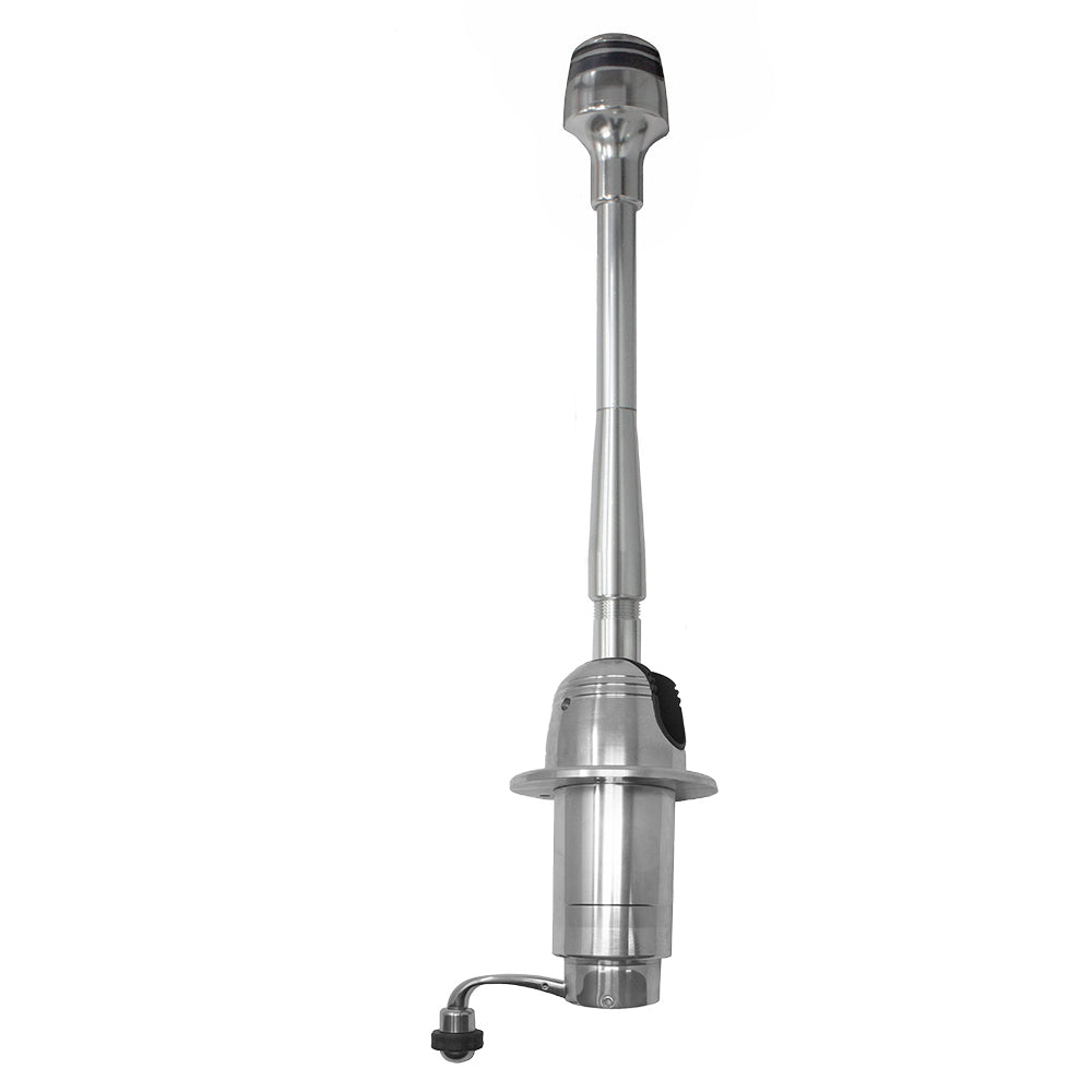 TACO Grand Slam 900 GS-900 anchor and stern light with machined aluminum body and stainless steel crank handle