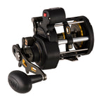 PENN Fathom II Level Wind 20 with Line Counter FTHII20LWLC right-hand baitcasting reel in Black and Gold