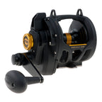 PENN SQL16VS Squall Lever Drag 2-Speed conventional reel in Black and Gold, IGFA16 size