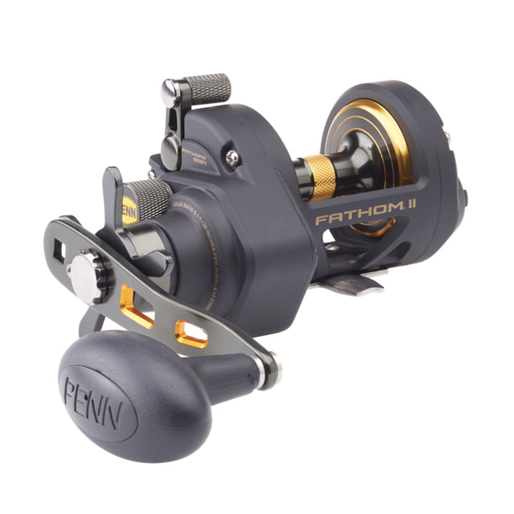 PENN Fathom II Star Drag Conventional Reel size 15 in black and gold finish