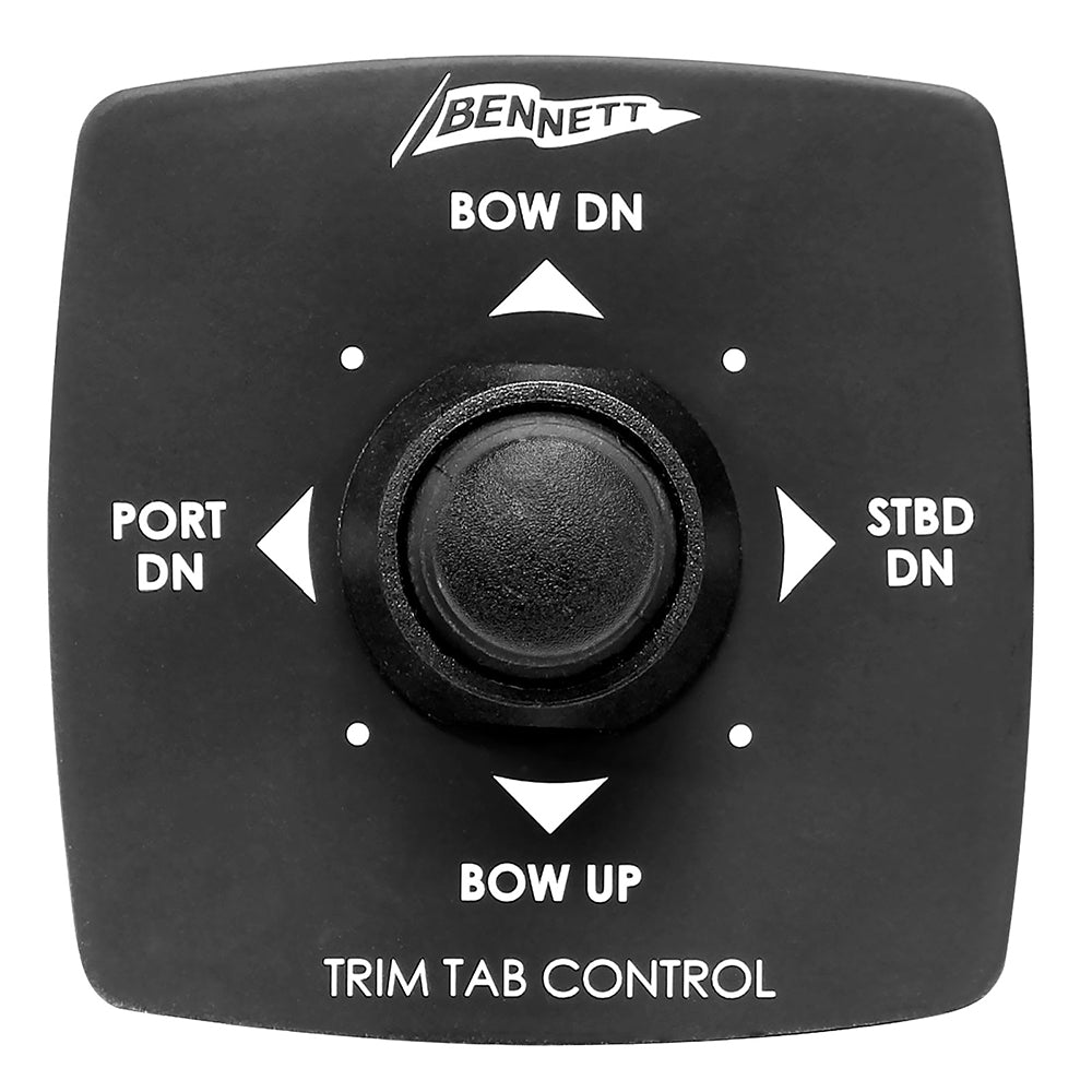 Bennett Joystick Helm Control for electric trim tab systems with plug-and-play connectors