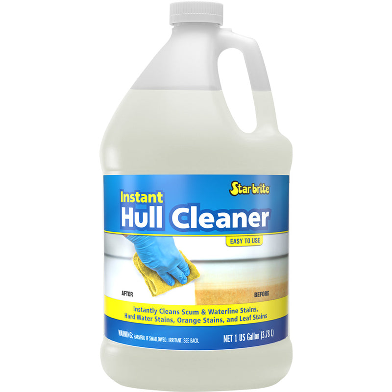 Star brite Instant Hull Cleaner 1 gallon oxalic acid wipe-on rinse-off formula for fiberglass and painted hulls