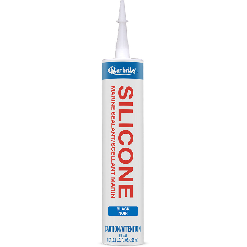 Star brite Marine Silicone Sealant Black 10.3 oz cartridge