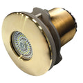 Lumitec SeaBlaze Typhoon bronze thru-hull RGBW underwater LED light flush mount 10000 lumens