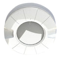 Lumitec Aurora flush-mount LED dome light with white and red output and built-in bezel switch