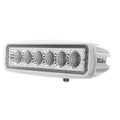 Hella Marine Value Fit Mini 6 LED Flood Light Bar in white with die-cast aluminum housing and stainless steel bracket