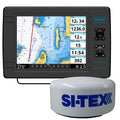 SI-TEX NavPro 1200 GPS chartplotter with MDS-15 4kW 20-inch digital radome radar and 15-meter cable