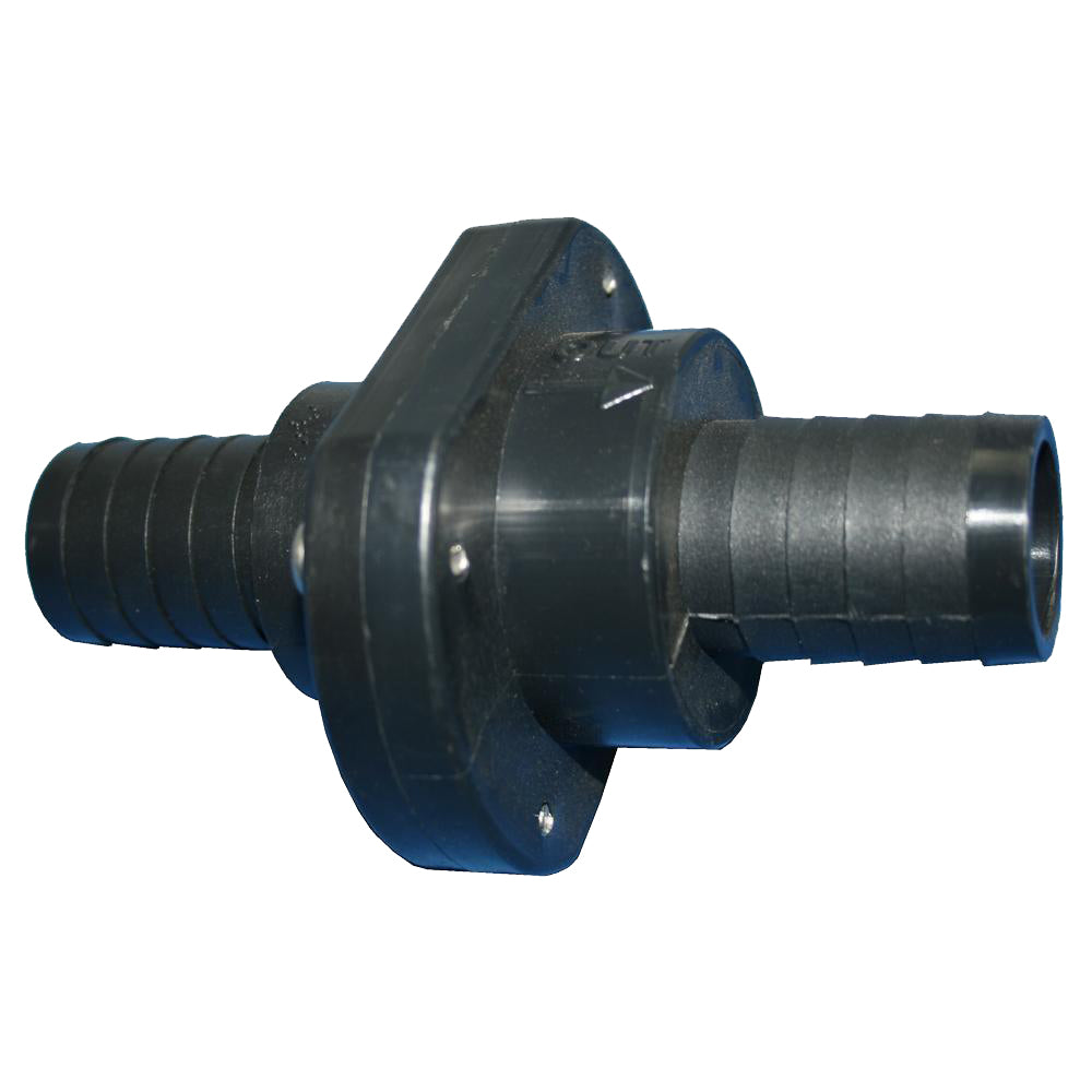 T-H Marine Double Barb Inline Scupper Check Valve - 1-1