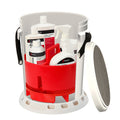 Shurhold 5 Gallon White Bucket Kit - Includes Bucket, Caddy, Grate Seat, Buff Magic, Pro Polish Brite Wash, SMC & Seriou