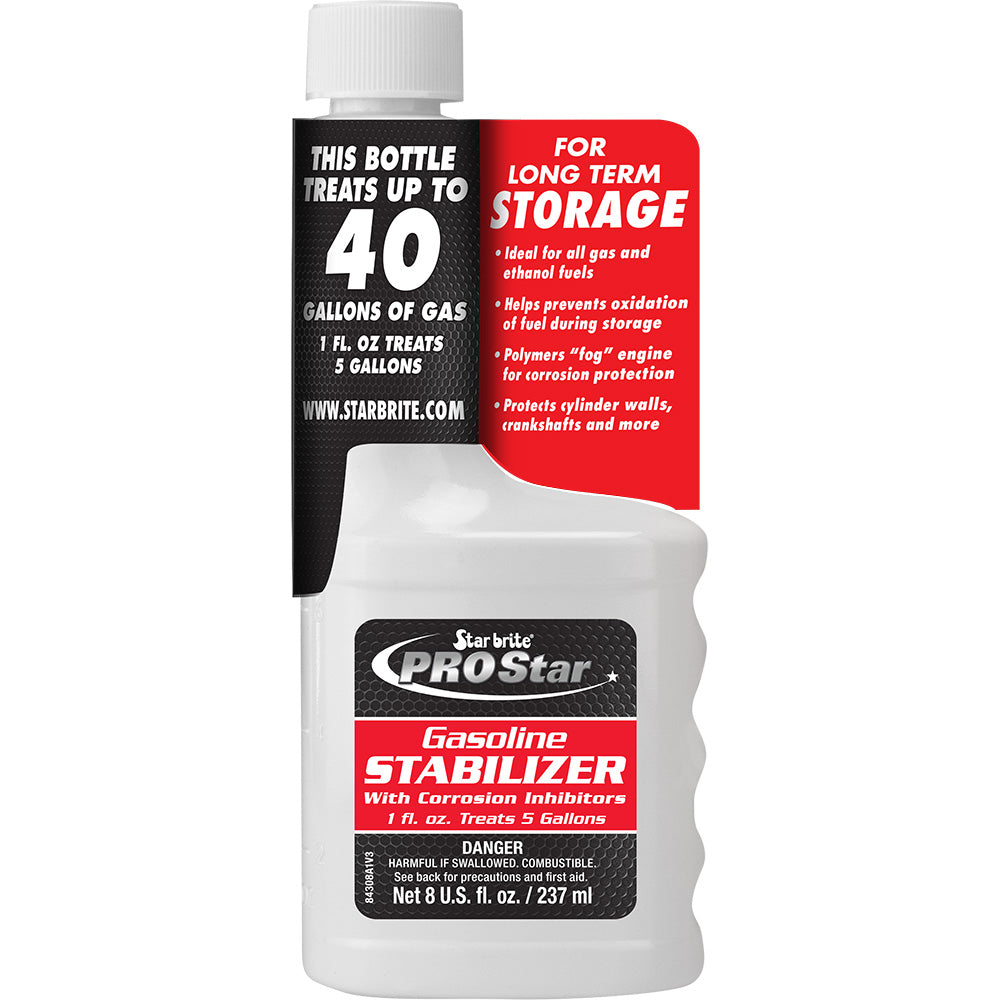 Star brite PRO Star Gas Stabilizer with Corrosion Inhibitors 8 oz bottle