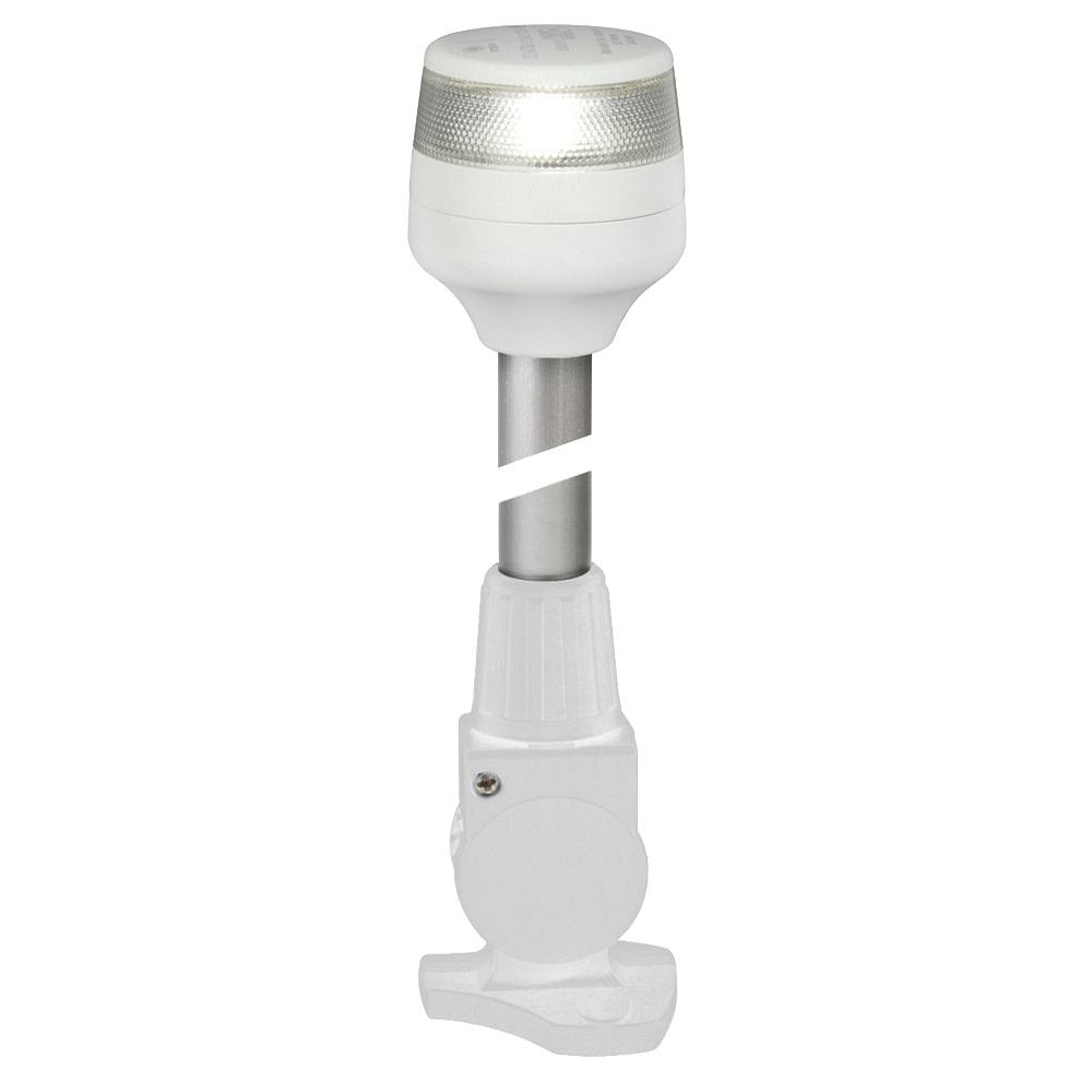Hella Marine NaviLED 360 2nm All Round White Fold Down Pole Navigation Lamp with white base