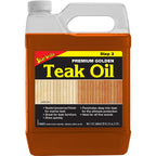 Star brite Premium Golden Teak Oil 1 Gallon polymer tung oil blend for teak and hardwood surfaces