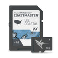 Humminbird CoastMaster™ saltwater fishing chart card with coastal coverage