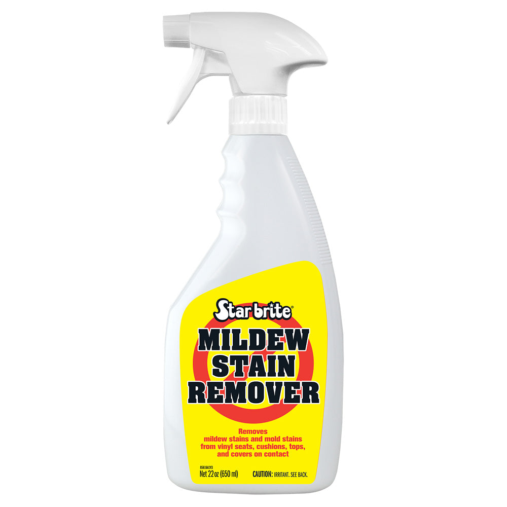 Star brite 22 oz Mildew Stain Remover spray bottle for fiberglass vinyl and plastic surfaces