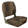 Springfield Economy Folding Boat Seat in multiple color options including Mossy Oak Camo