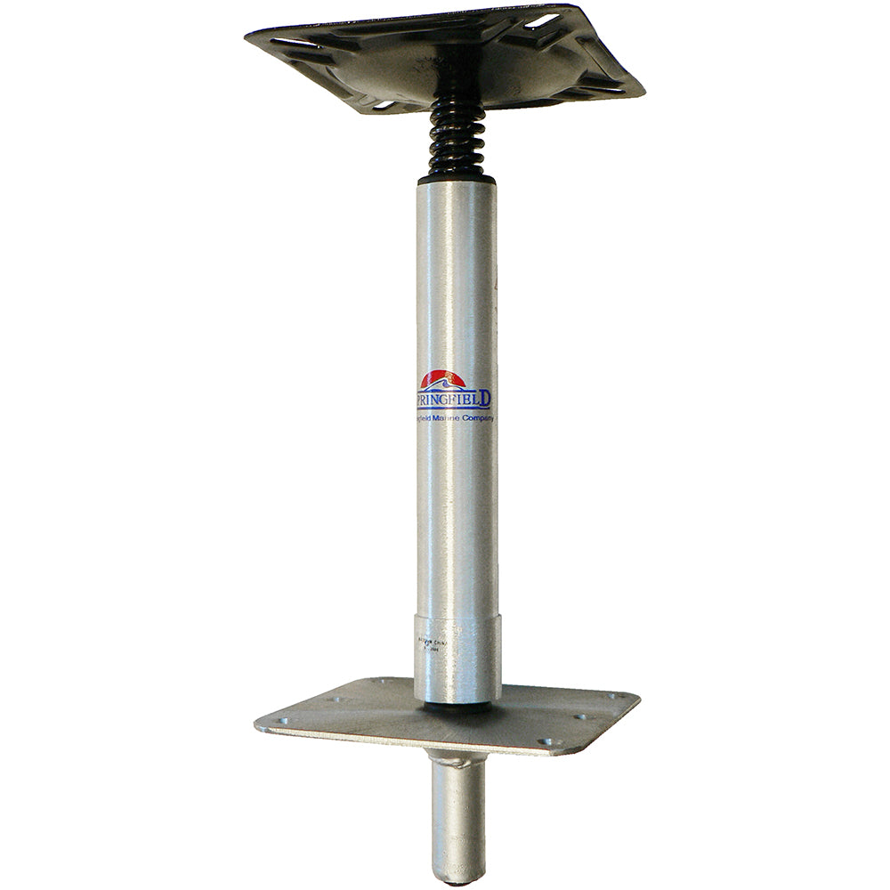 Springfield KingPin Standard Hi-Lo 3-Piece Seat Pedestal Package with anodized post, e-coat swivel, and satin base