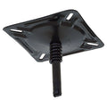 Springfield KingPin 7x7 inch seat mount with spring E-coat finish stainless swivels 360 degree rotation