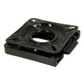 Springfield 7x7 removable boat seat bracket with non-locking 12-way swivel and E-Coat finish