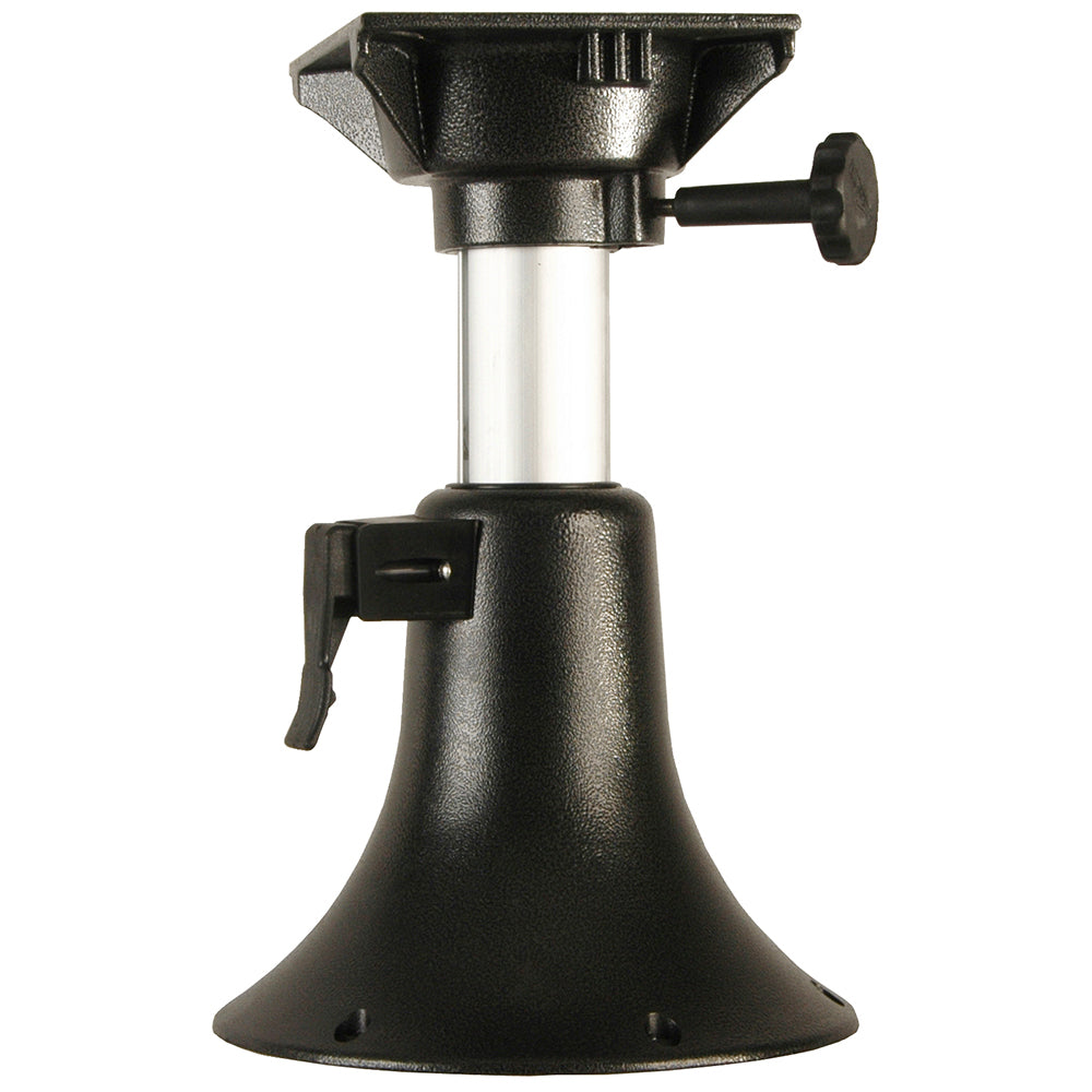 Springfield Belle Adjustable Boat Seat Pedestal 13 to 17 inch with Trac-Lock mount and 10-inch round base