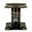 Springfield 7 inch fixed height economy steel boat seat pedestal with E-Coat finish