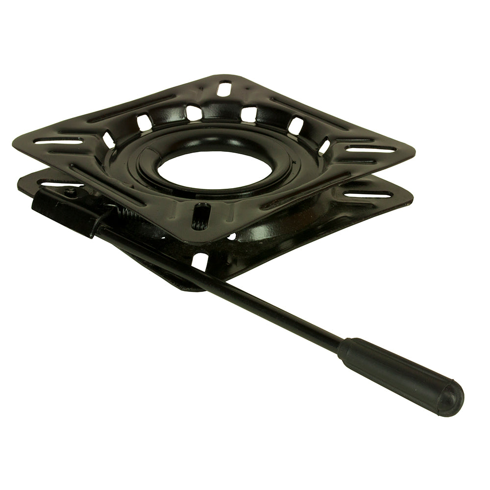 Springfield 12-Way Locking Swivel Seat Mount, mild steel E-Coat finish, 360-degree rotation
