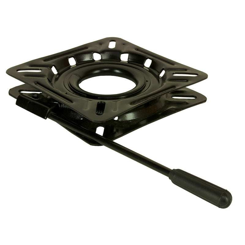 Springfield 12-Way Locking Swivel Seat Mount, mild steel E-Coat finish, 360-degree rotation