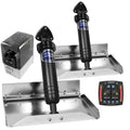 Bennett Marine 12x9 Performance Sport Tab System with hydraulic actuators and stainless steel trim planes