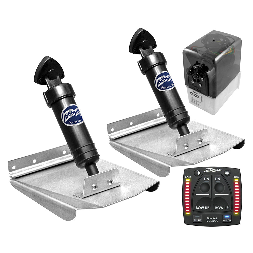 Bennett Marine M80 Sport Hydraulic Trim Tab System with One Box Indication helm control