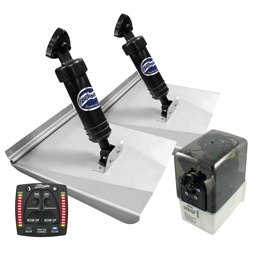 Bennett Marine M120 Sport Tab System with One Box Indication hydraulic trim tabs and helm control