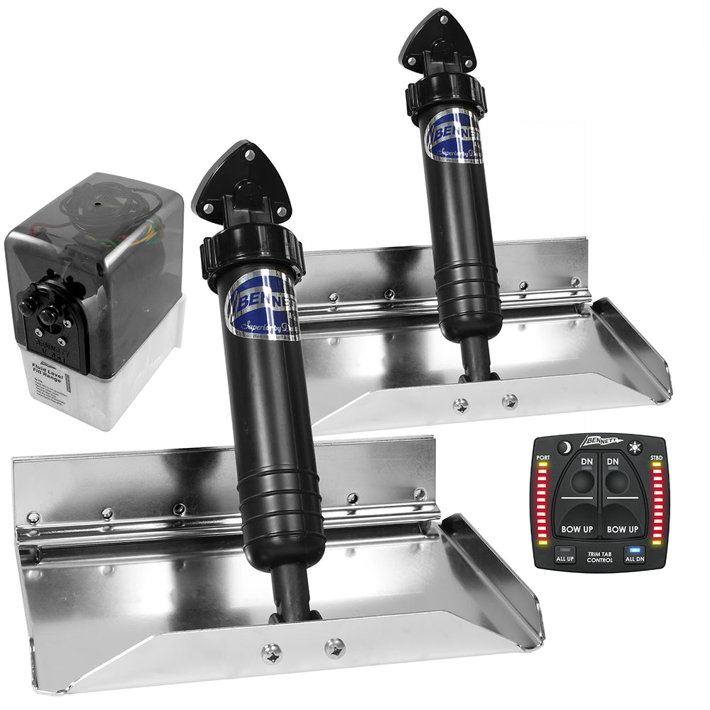 Bennett Marine 12x9 Sport Tab System with one-box indication helm control and hydraulic actuators