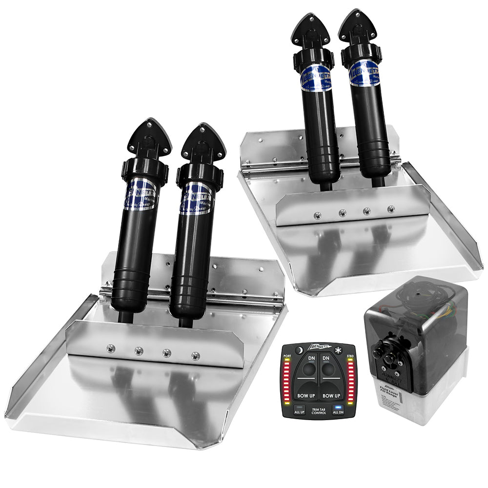 Bennett Marine 12x16 Sport Tab System with one-box indicator helm control and hydraulic actuators