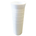 Tigress 8-1/2 inch white ribbed replacement vinyl insert liner for aluminum weld-on flared rod holders