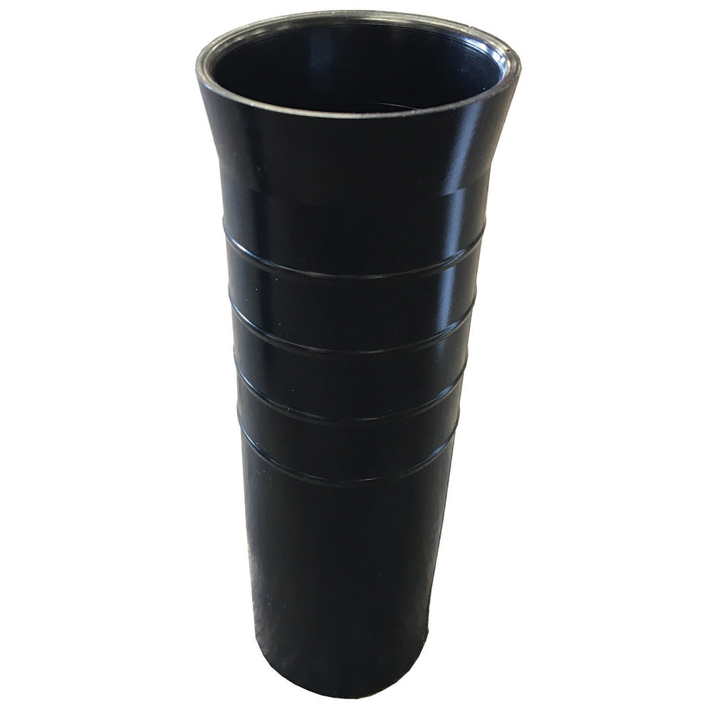 Tigress 8-1/2 inch black flared vinyl replacement insert liner for aluminum weld-on rod holders