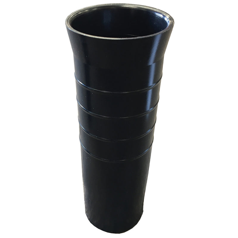 Tigress 8-1/2 inch black flared vinyl replacement insert liner for aluminum weld-on rod holders