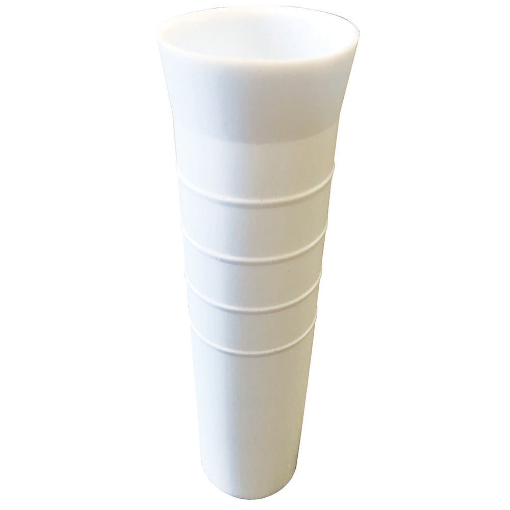 Tigress 10-inch flared vinyl replacement insert liner for aluminum weld-on rod holders, white and black options