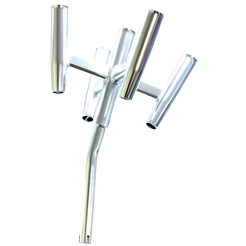 Tigress Five Banger anodized aluminum bent butt rod holder with 1-5/8 inch tube ID