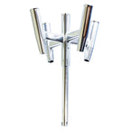 Tigress Five Banger straight butt aluminum rod holder, high-polished anodized finish, 1-5/8 inch tube ID