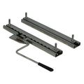 Springfield 2-Piece Stainless Steel Chair Slide Rails with Bent Handle and Mounting Studs